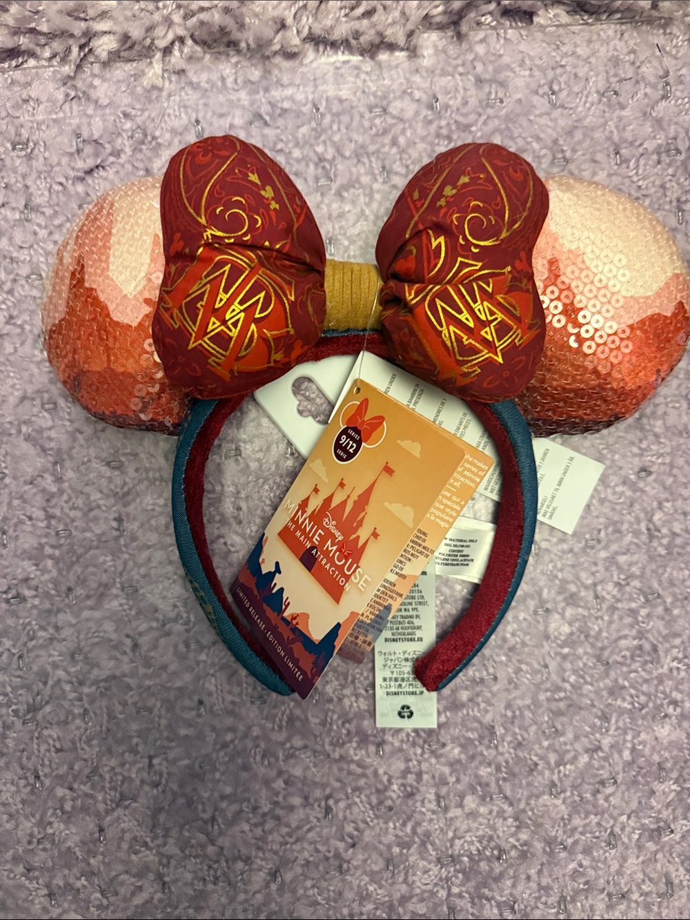 Disney Minnie Main Attraction Ear Headband Big Thunder Mountain Railroad